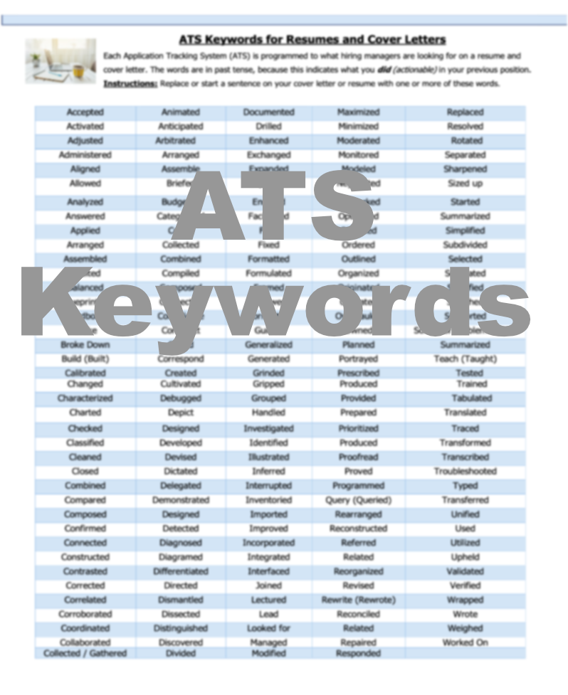 ATS Keywords for Resume